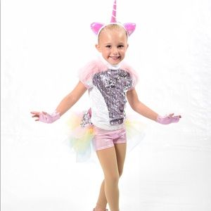 Girls size Small ballet recital unicorn costume